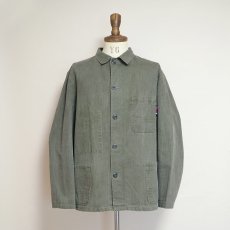 画像9: OLD a Pionier COTTON HERRINGBONE TWILL GERMAN WORK JACKET (9)