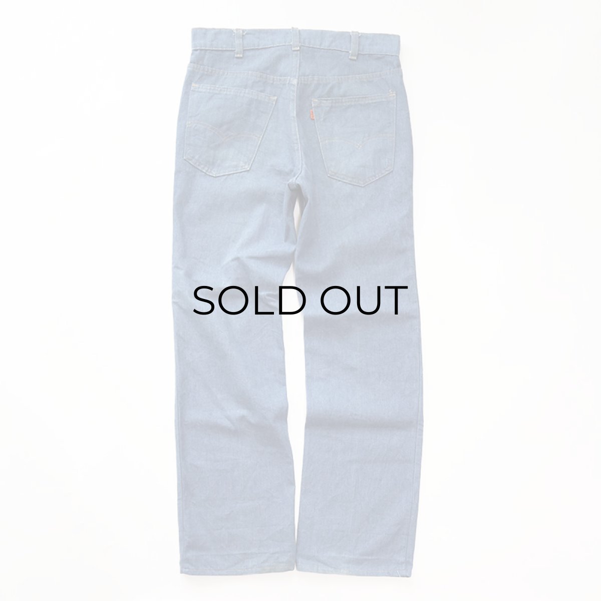 画像4: 80's LEVI'S 547 Lt.Oz DENIM FLARE PANTS "made in USA" 【W32 x L31 程度】 (4)