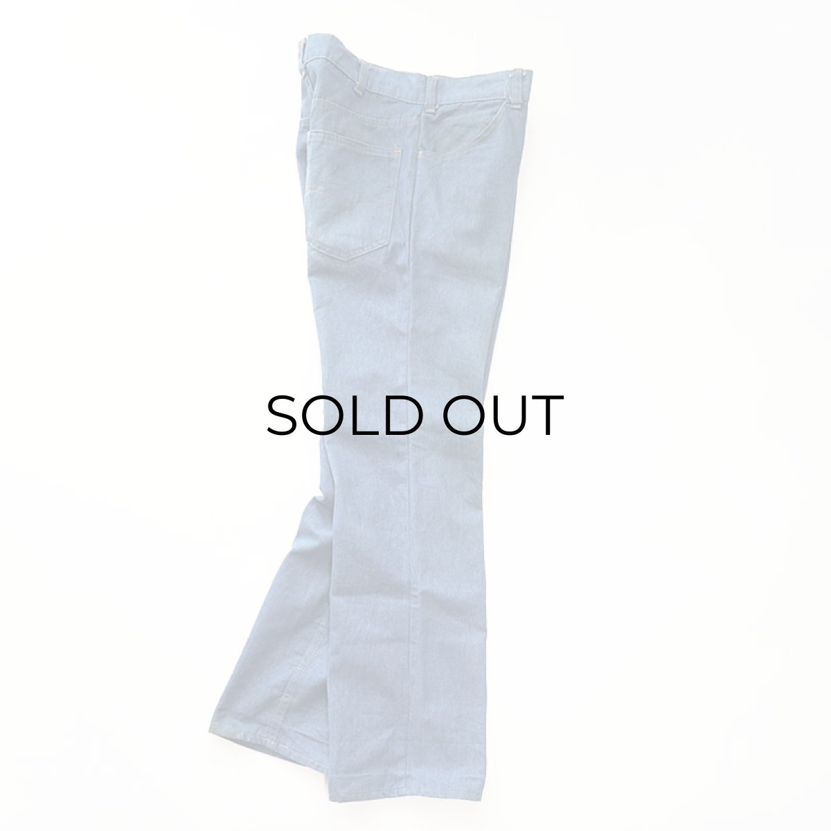 画像3: 80's LEVI'S 547 Lt.Oz DENIM FLARE PANTS "made in USA" 【W32 x L31 程度】 (3)