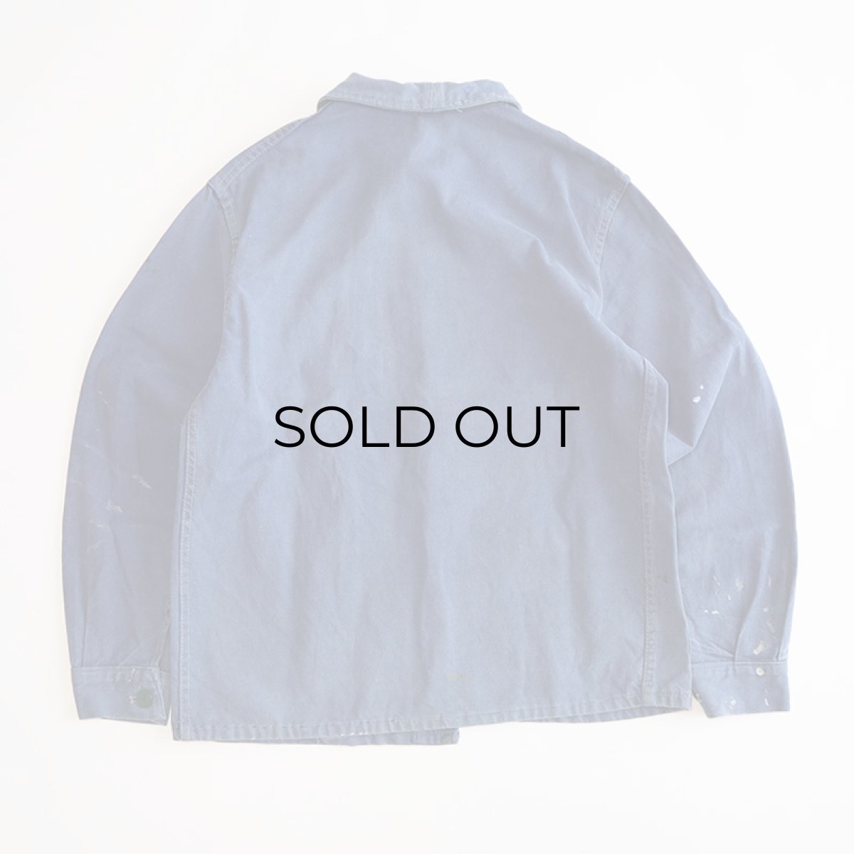 画像2: OLD SUPER L.P.G. COTTON TWILL FRENCH WORK JACKET (2)