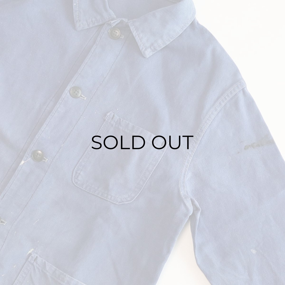 画像4: OLD SUPER L.P.G. COTTON TWILL FRENCH WORK JACKET (4)