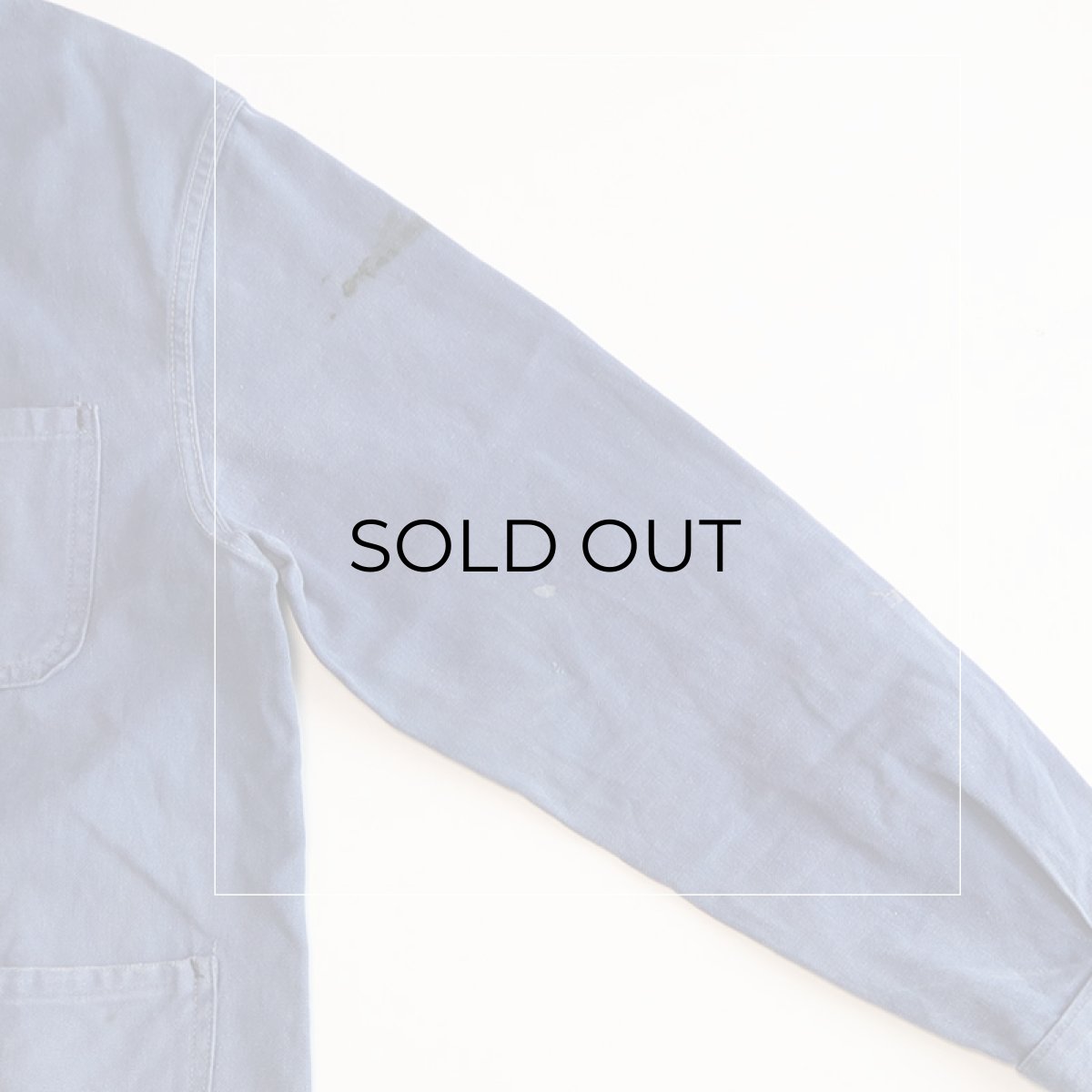 両袖ペンキのような汚れ