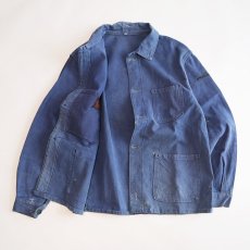 画像3: OLD SUPER L.P.G. COTTON TWILL FRENCH WORK JACKET (3)