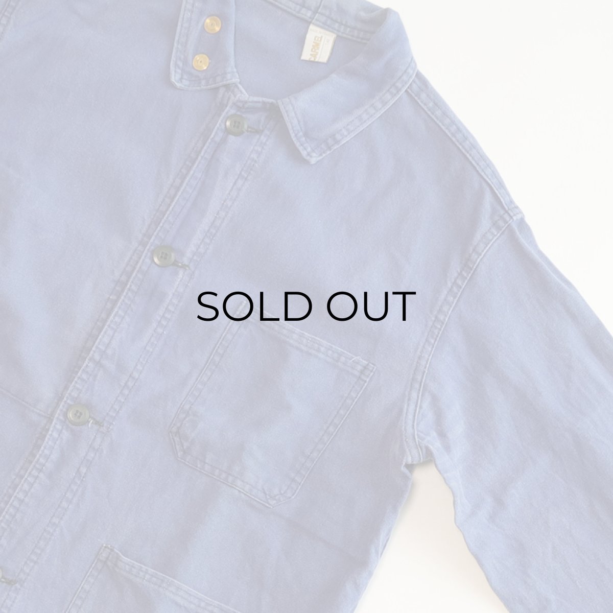 画像4: OLD LE MONT CARMEL COTTON TWILL FRENCH WORK JACKET (4)