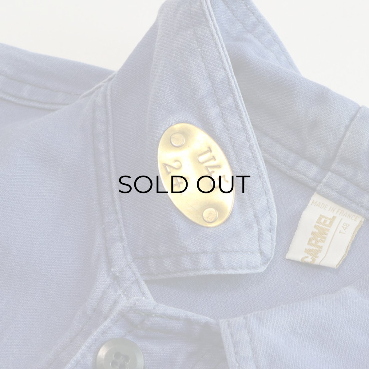 画像7: OLD LE MONT CARMEL COTTON TWILL FRENCH WORK JACKET (7)