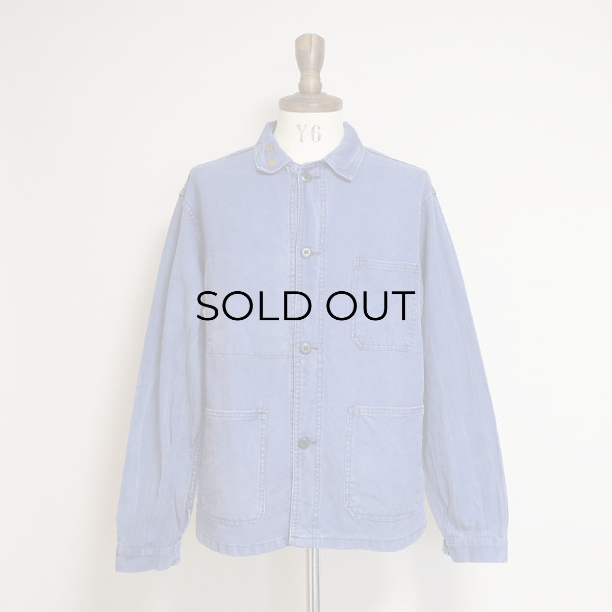 画像9: OLD LE MONT CARMEL COTTON TWILL FRENCH WORK JACKET (9)