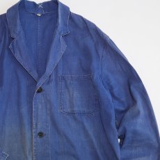 画像3: OLD UNKNOWN BRAND COTTON TWILL EURO WORK COAT (3)