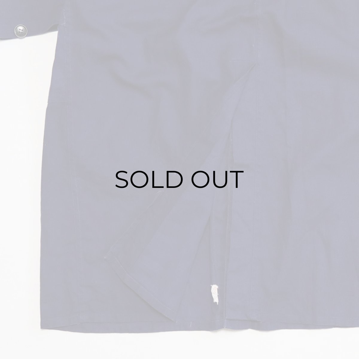 画像6: OLD UNKNOWN BRAND COTTON TWILL EURO WORK COAT (6)