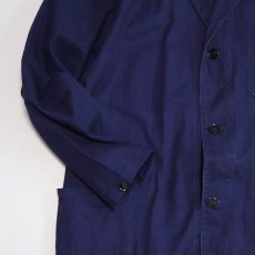 画像4: OLD UNKNOWN BRAND COTTON TWILL EURO WORK COAT (4)