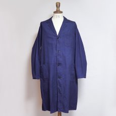 画像10: OLD UNKNOWN BRAND COTTON TWILL EURO WORK COAT (10)