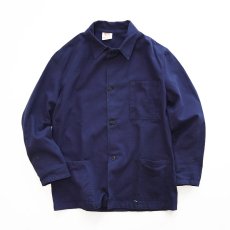 画像1: OLD VALENTINI COTTON TWILL ITALIAN WORK JACKET (1)