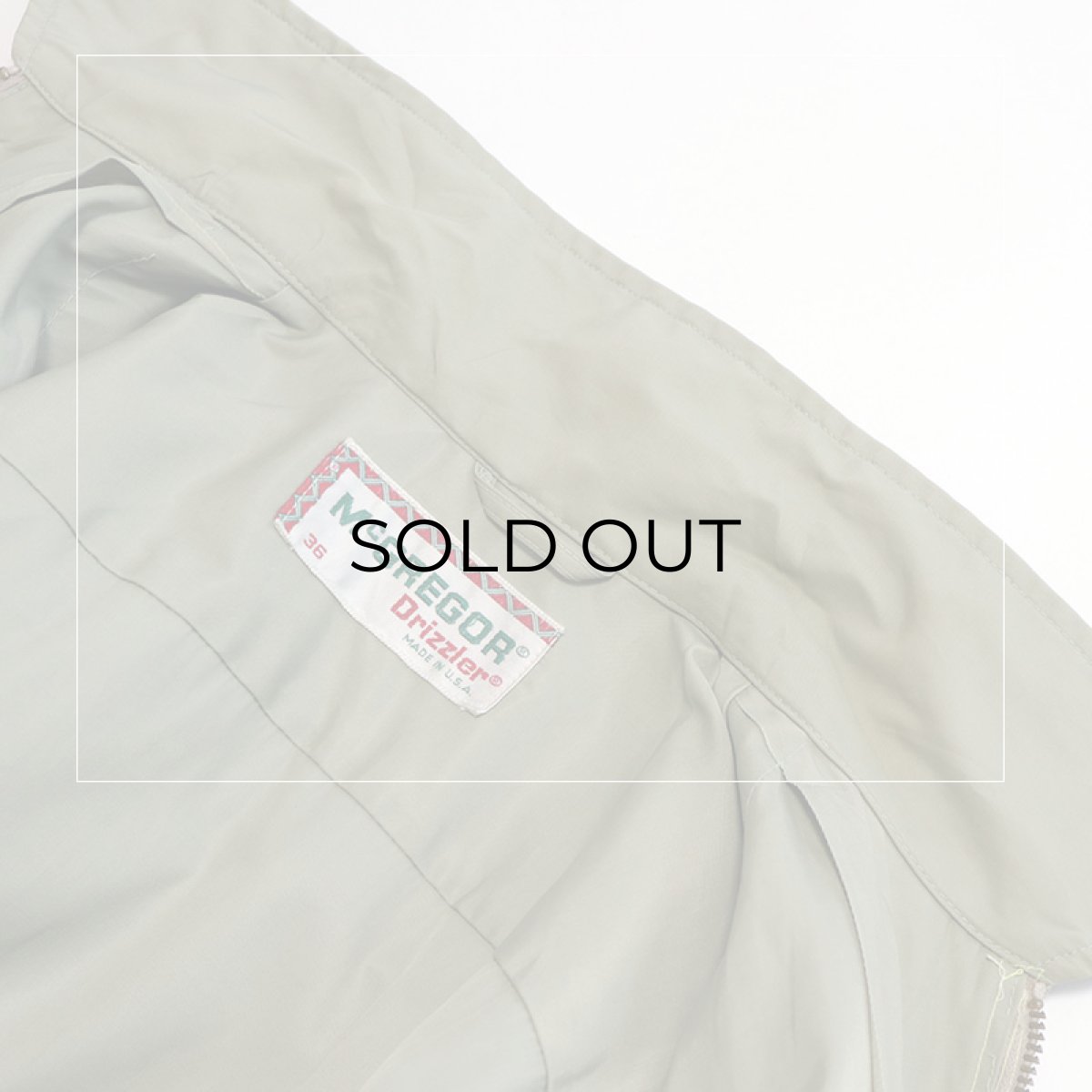 画像8: 70's McGREGOR "Drizzler" ZIP JACKET (8)