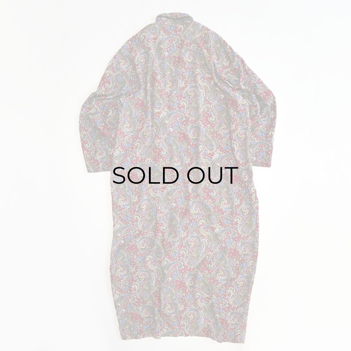 画像3: 〜70's octopus RAYON ALL OVER PATTERN ROBE (3)