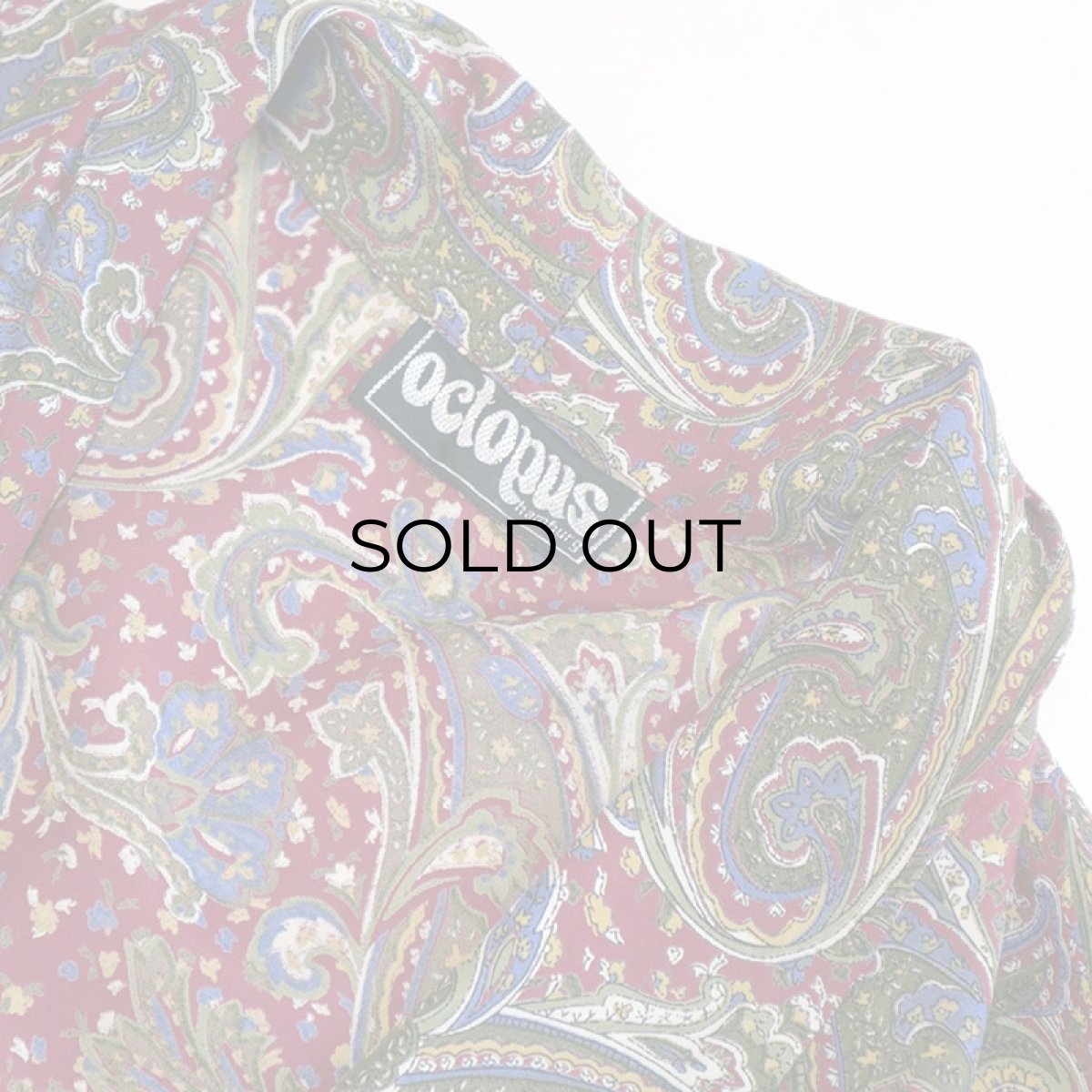 画像7: 〜70's octopus RAYON ALL OVER PATTERN ROBE (7)