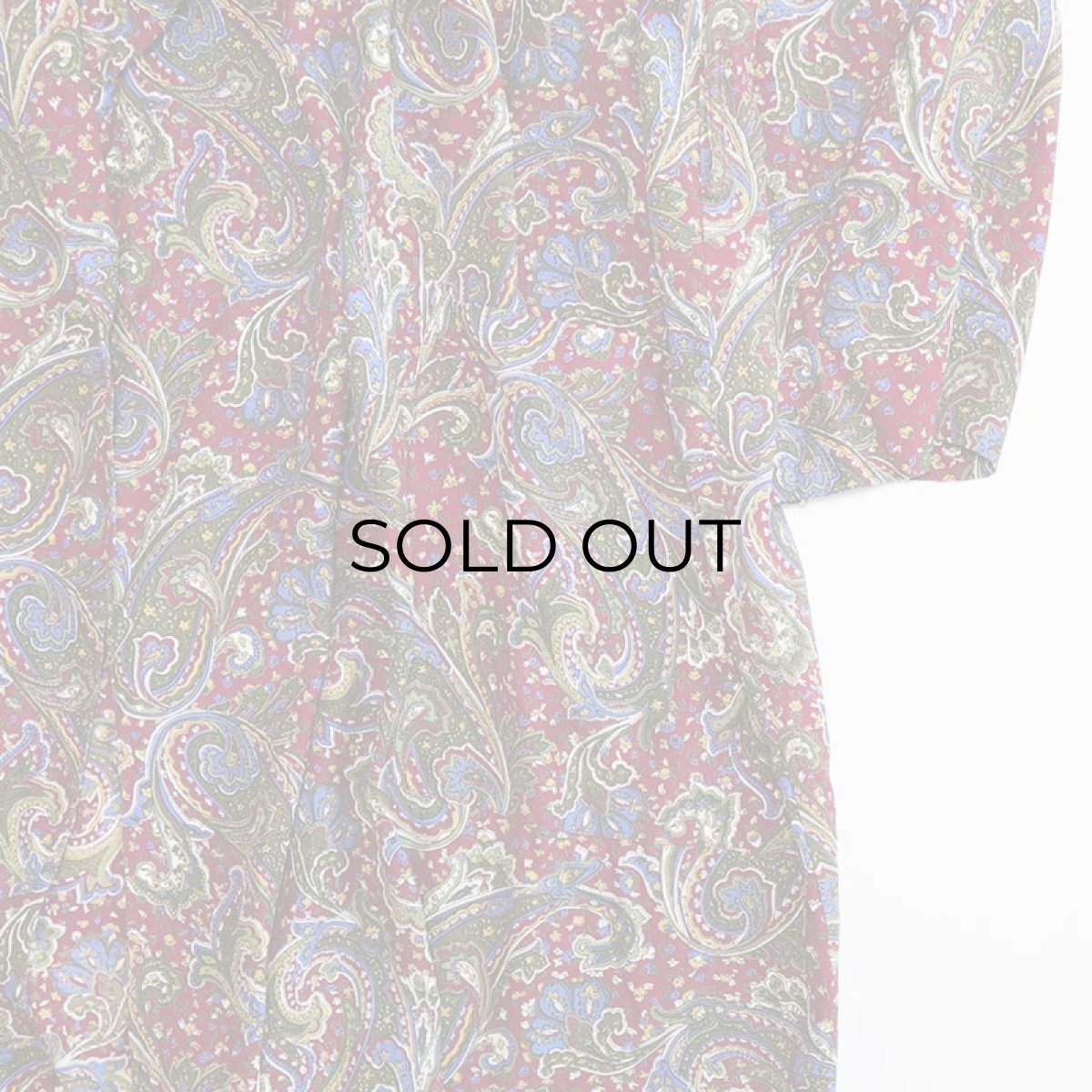 画像5: 〜70's octopus RAYON ALL OVER PATTERN ROBE (5)