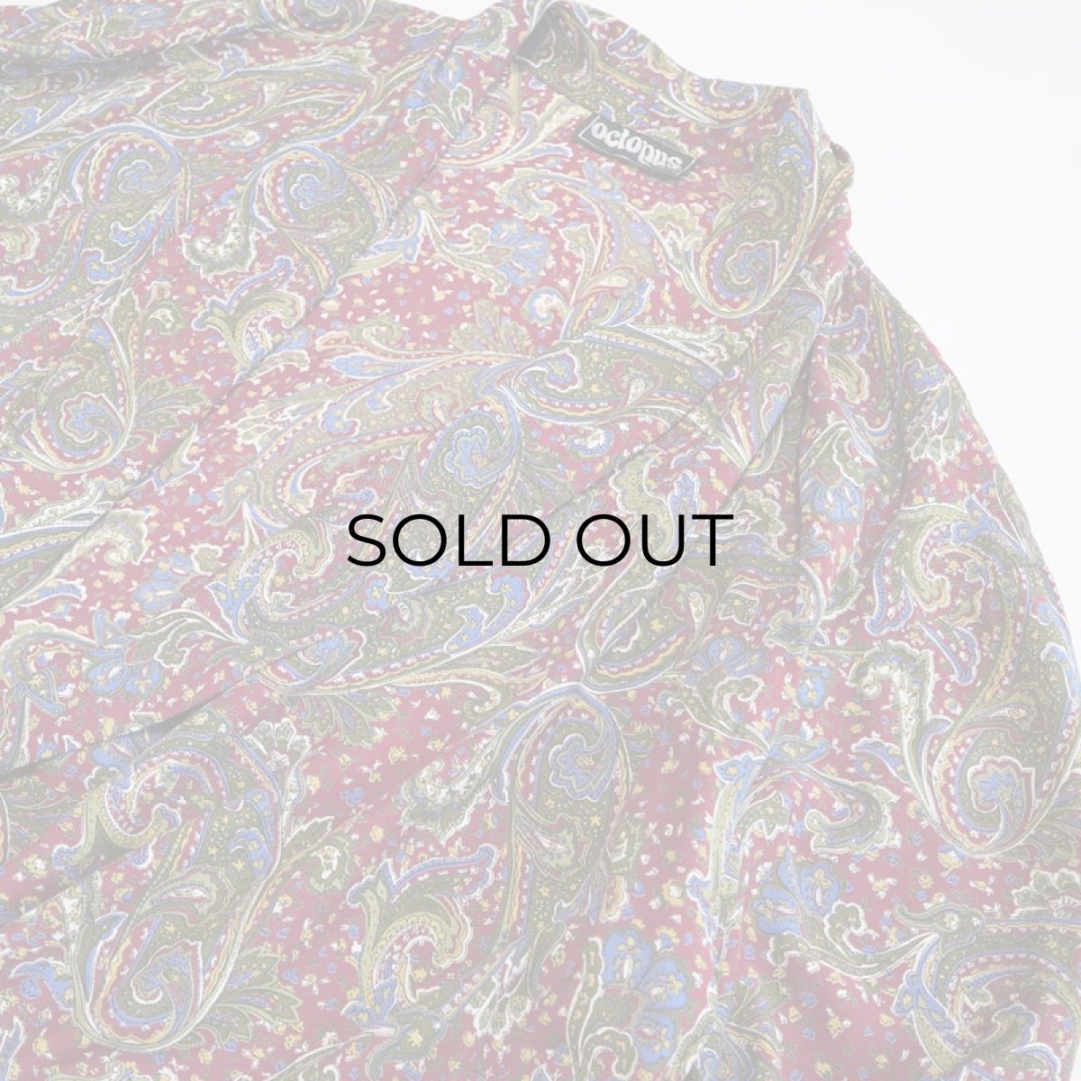 画像4: 〜70's octopus RAYON ALL OVER PATTERN ROBE (4)