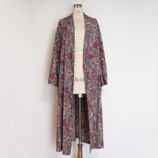 画像1: 〜70's octopus RAYON ALL OVER PATTERN ROBE (1)