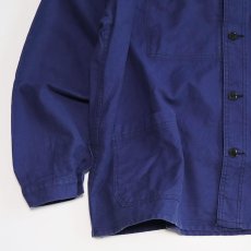 画像4: OLD FRENCH MILITARY COTTON TWILL WORK JACKET (4)