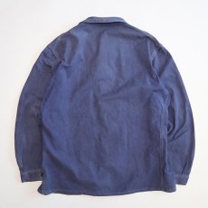 画像2: 〜70's FRENCH MILITARY COTTON TWILL WORK JACKET (2)