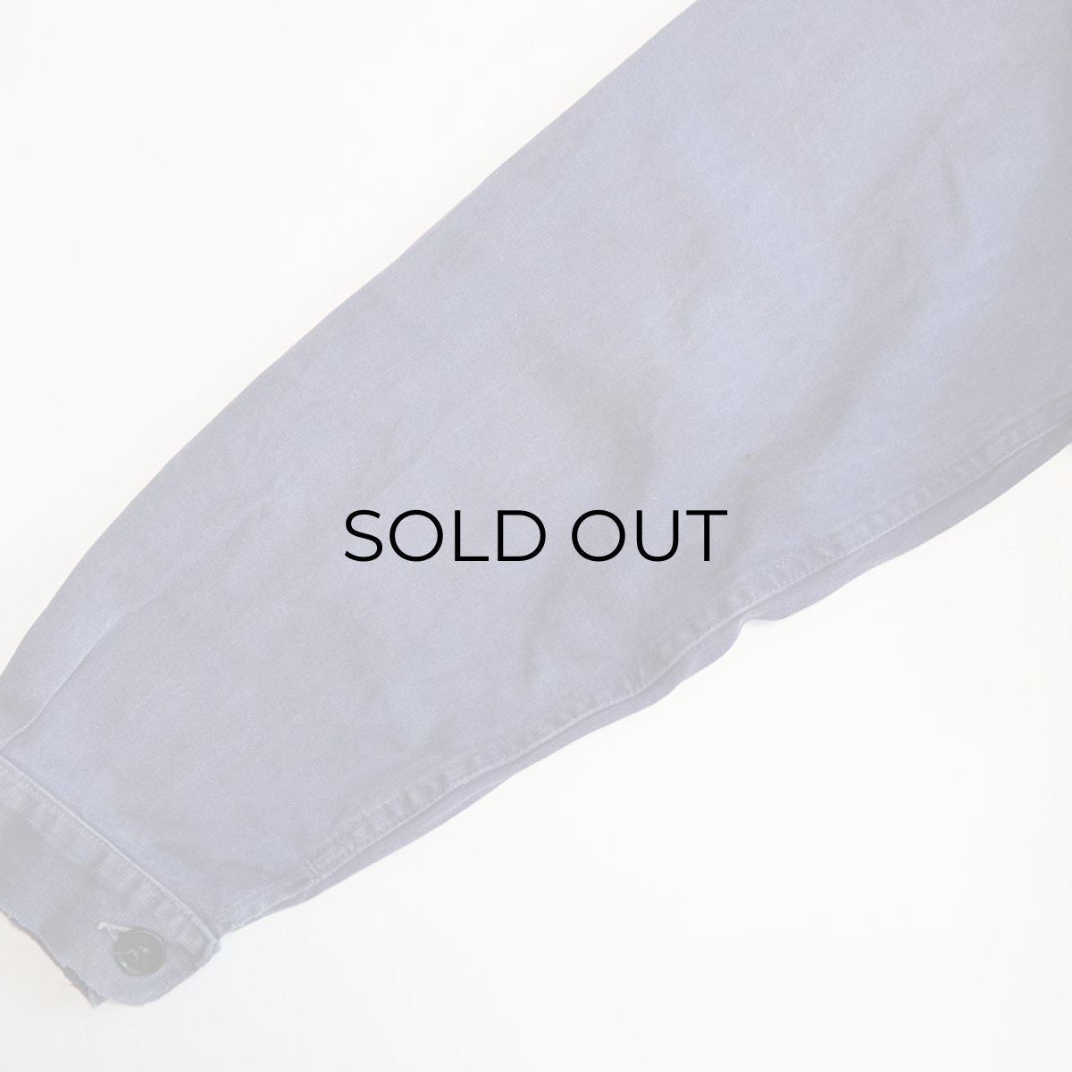 画像10: 〜70's FRENCH MILITARY COTTON TWILL WORK JACKET (10)