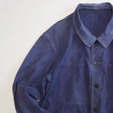 画像3: 〜70's FRENCH MILITARY COTTON TWILL WORK JACKET (3)