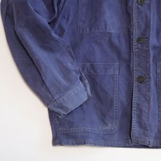 画像4: 〜70's FRENCH MILITARY COTTON TWILL WORK JACKET (4)