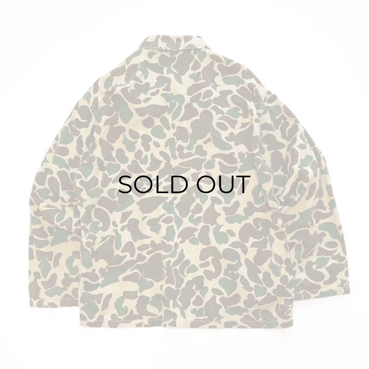 画像2: OLD WEATHERITE SPORTSWEAR COTTON PRINT DUCK HUNTER CAMOUFLAGE HUNTING JACKET (2)