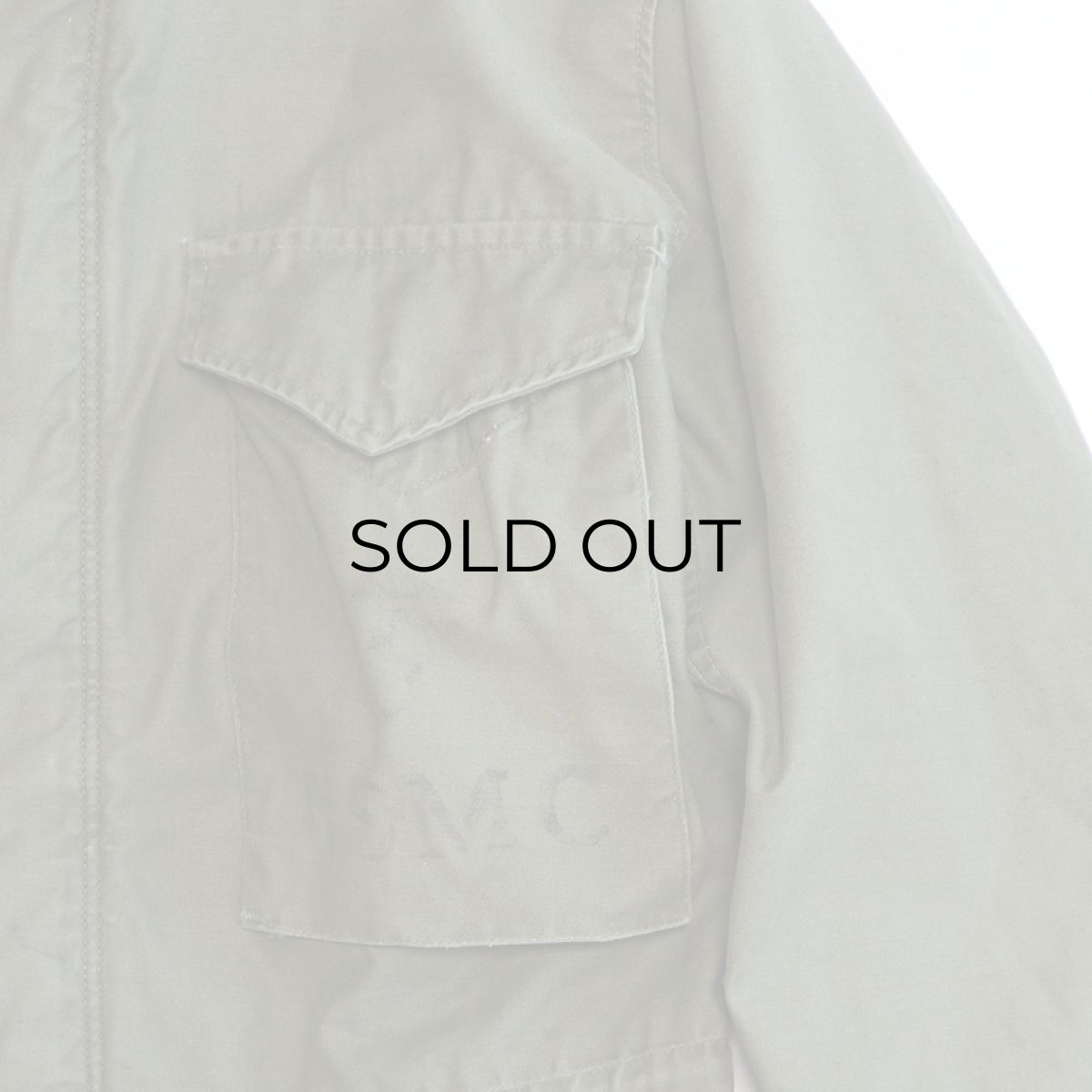 画像7: 60's US MARINE CORPS M-65 COTTON NYLON SATEEN FIELD JACKET "GRAY LINING" "REGULAR - X-SMALL" (7)