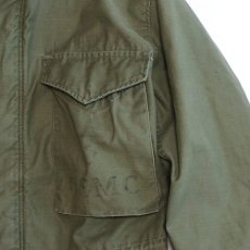 画像7: 60's US MARINE CORPS M-65 COTTON NYLON SATEEN FIELD JACKET "GRAY LINING" "REGULAR - X-SMALL" (7)