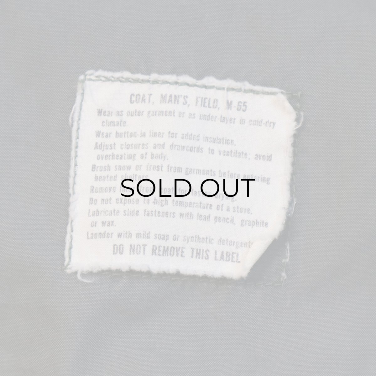 画像12: 60's US MARINE CORPS M-65 COTTON NYLON SATEEN FIELD JACKET "GRAY LINING" "REGULAR - X-SMALL" (12)