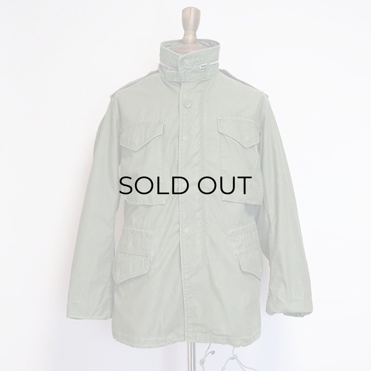 画像17: 60's US MARINE CORPS M-65 COTTON NYLON SATEEN FIELD JACKET "GRAY LINING" "REGULAR - X-SMALL" (17)