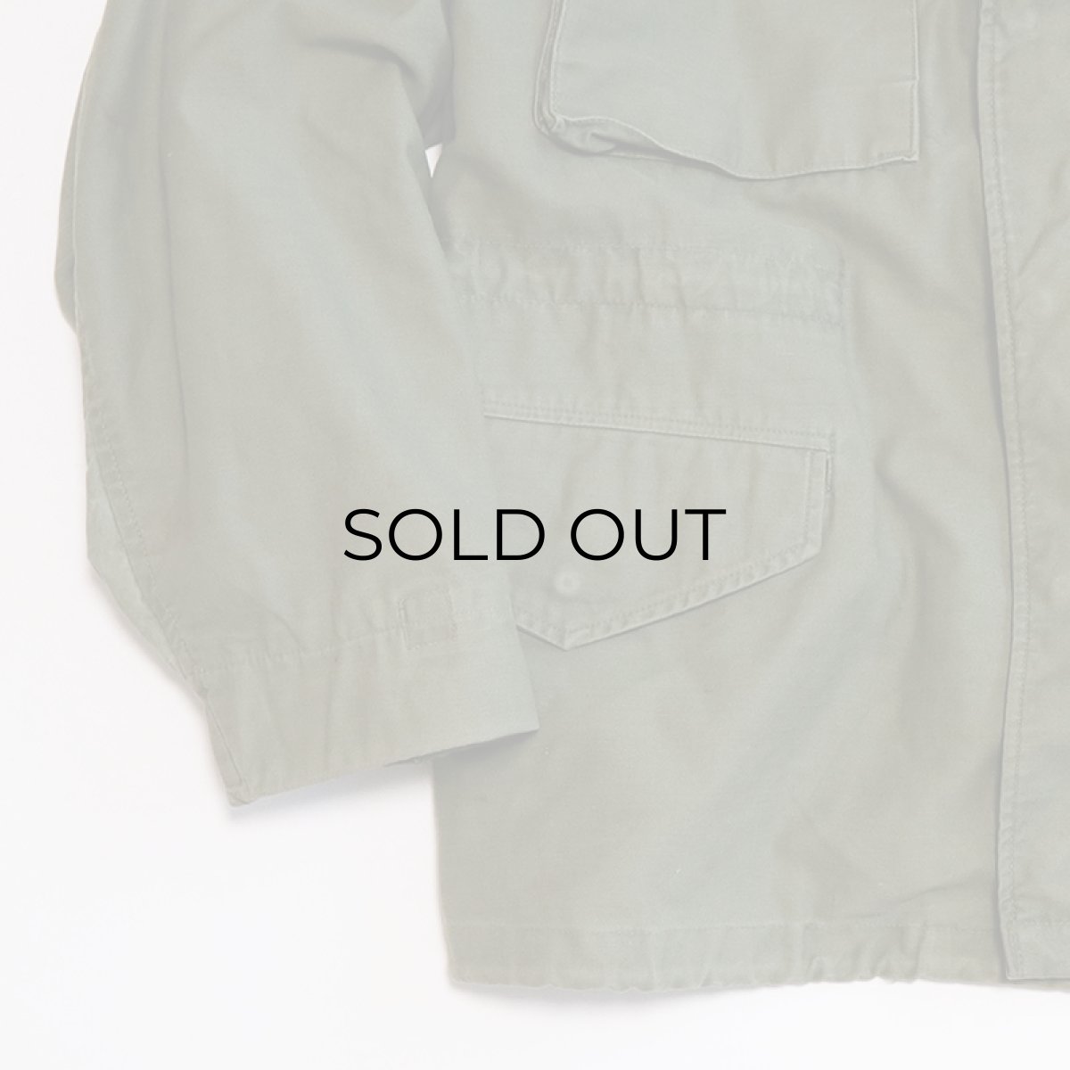 画像5: 60's US ARMY M-65 COTTON NYLON SATEEN FIELD JACKET (5)