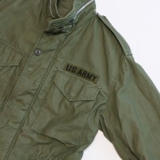 画像4: 60's US ARMY M-65 COTTON NYLON SATEEN FIELD JACKET (4)