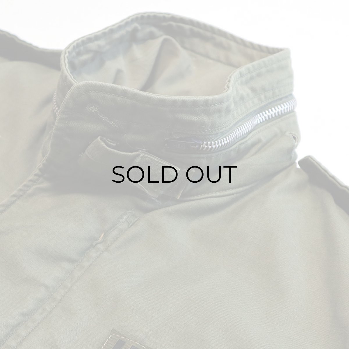 画像9: 60's US ARMY M-65 COTTON NYLON SATEEN FIELD JACKET (9)