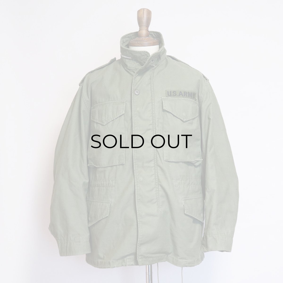 画像20: 60's US ARMY M-65 COTTON NYLON SATEEN FIELD JACKET (20)