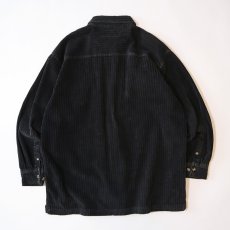 画像2: 90's NorthCrest COTTON WIDE WALE CORDUROY ZIP SHIRT JACKET (2)