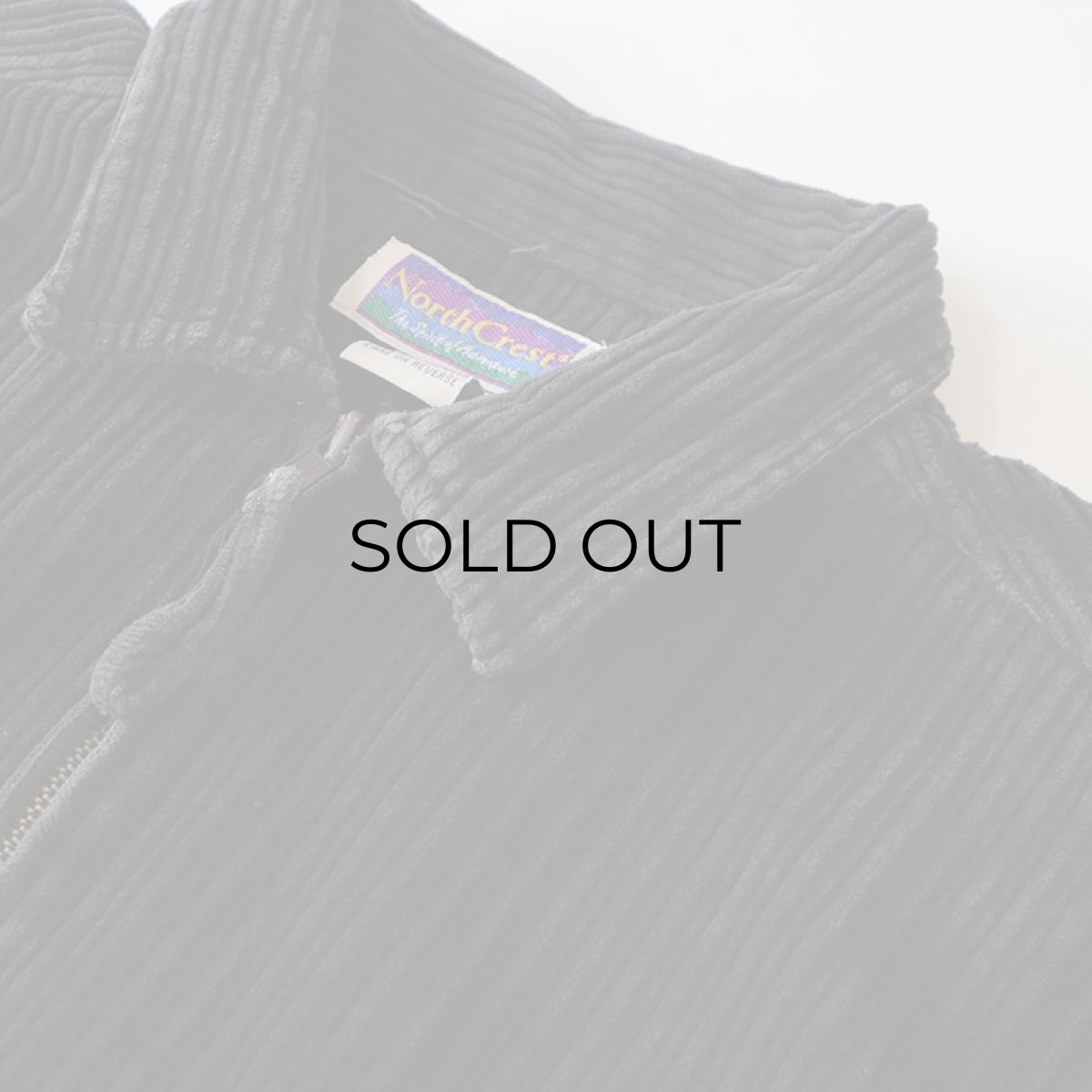 画像5: 90's NorthCrest COTTON WIDE WALE CORDUROY ZIP SHIRT JACKET (5)