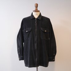 画像9: 90's NorthCrest COTTON WIDE WALE CORDUROY ZIP SHIRT JACKET (9)