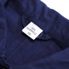 画像7: OLD GERMAN MILITARY COTTON HERRINGBONE TWILL WORK JACKET (7)