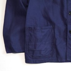 画像5: OLD GERMAN MILITARY COTTON HERRINGBONE TWILL WORK JACKET (5)