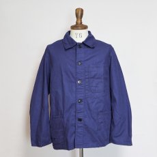 画像8: OLD GERMAN MILITARY COTTON HERRINGBONE TWILL WORK JACKET (8)