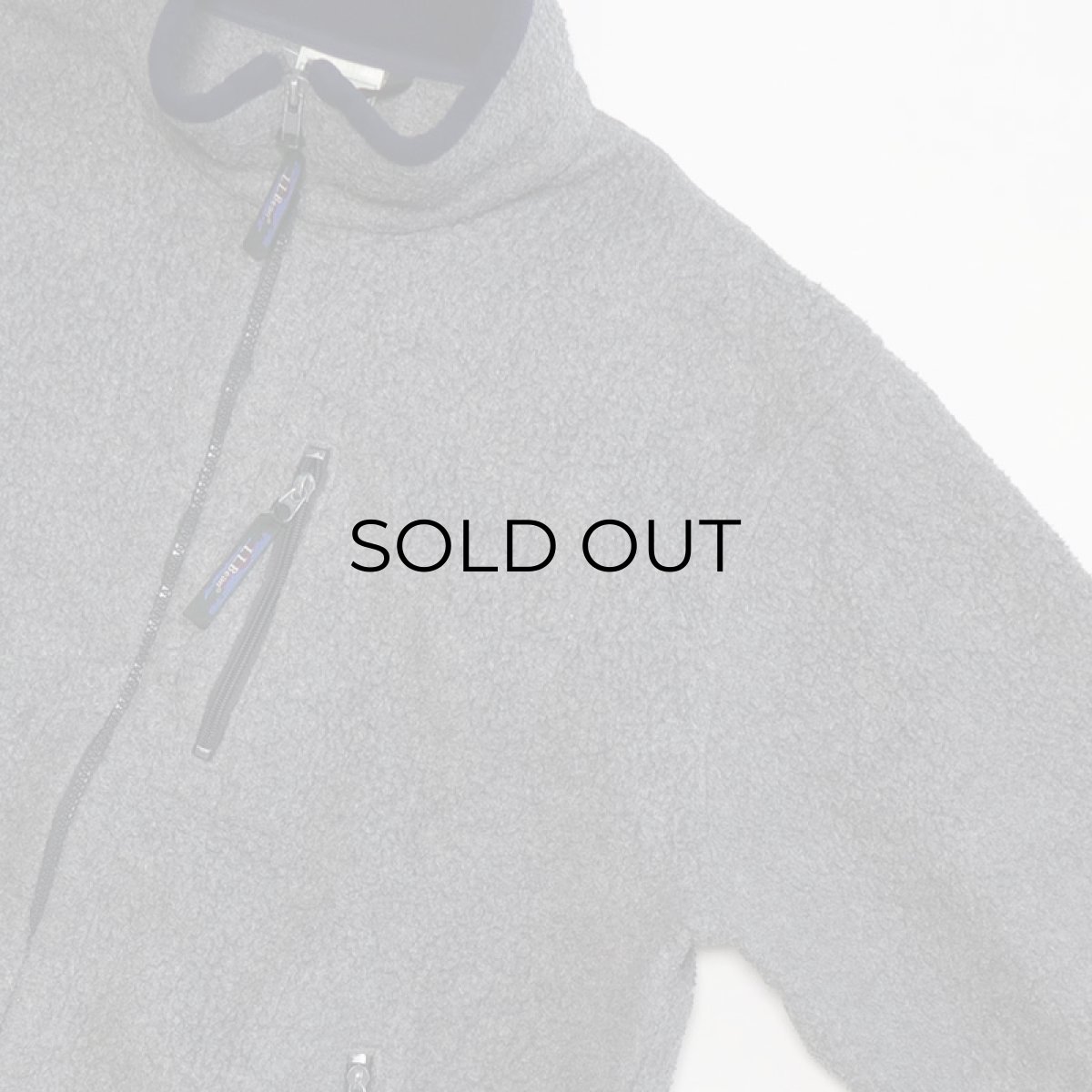 画像3: 90's L.L. BEAN FLEECE ZIP JACKET (3)