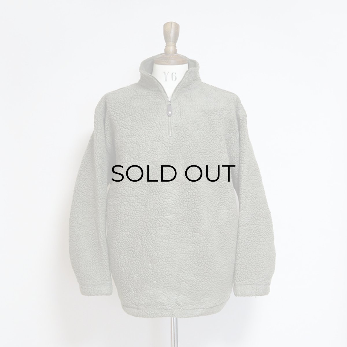 画像8: 90's BANANA REPUBLIC FLEECE HALF ZIP PULLOVER JACKET (8)