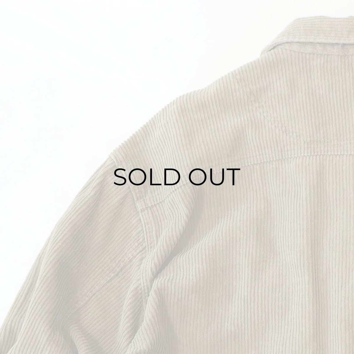 画像6: 90's BADGE COTTON WIDE WALE CORDUROY ZIP SHIRT JACKET (6)