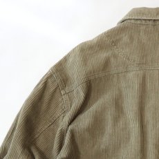 画像6: 90's BADGE COTTON WIDE WALE CORDUROY ZIP SHIRT JACKET (6)