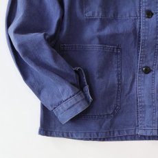 画像7: OLD UNKNOWN BRAND COTTON TWILL FRENCH WORK JACKET (7)