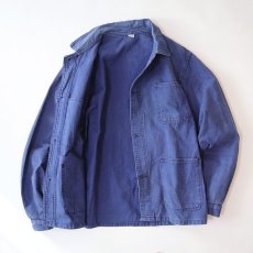 画像4: OLD UNKNOWN BRAND COTTON TWILL FRENCH WORK JACKET (4)