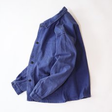 画像2: OLD UNKNOWN BRAND COTTON TWILL FRENCH WORK JACKET (2)