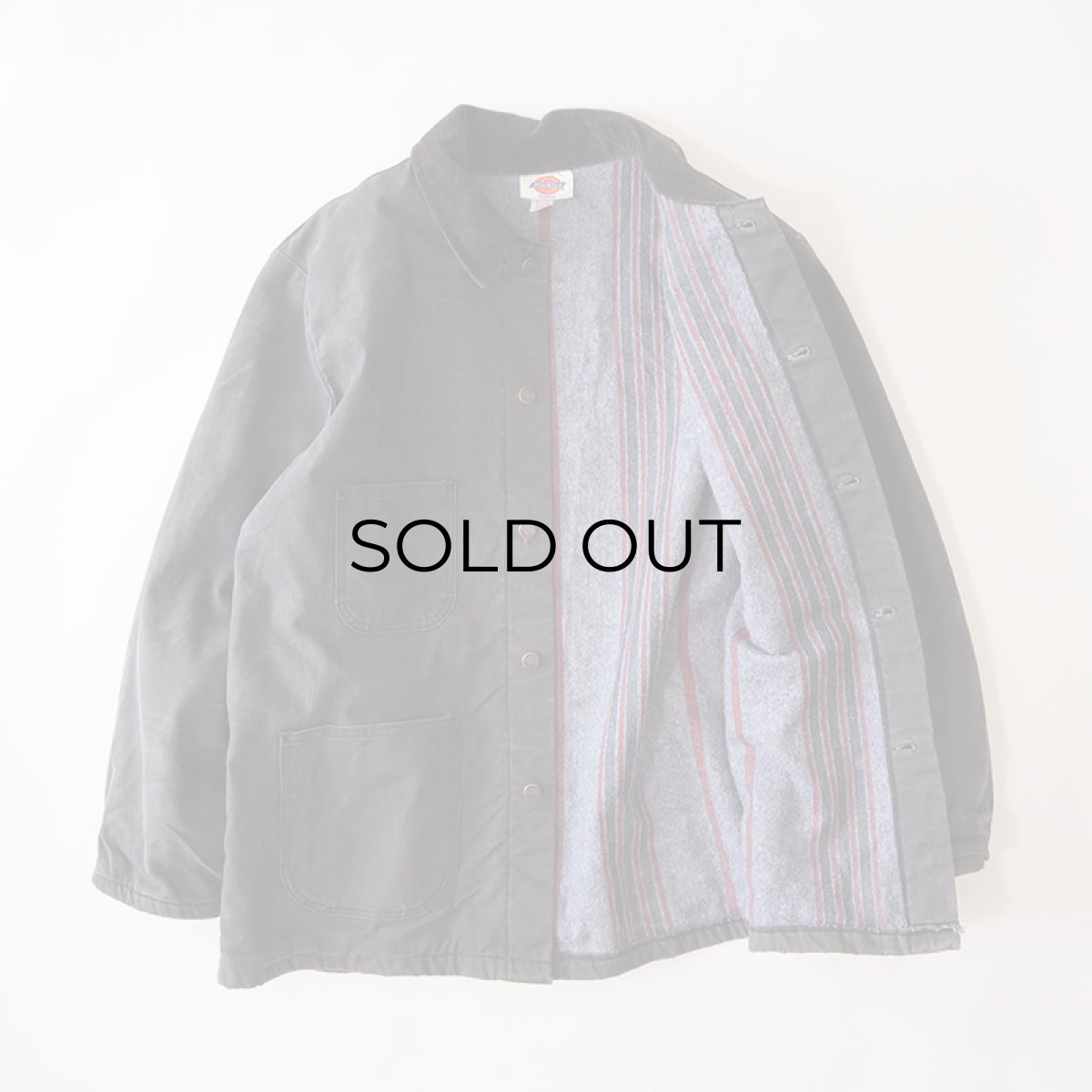 画像2: 80's-90's Dickies COTTON DUCK BLANKET LINING CHORE JACKET (2)