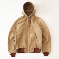 画像1: Carhartt "ACTIVE JACKET" COTTON DUCK THERMAL LINING ZIP HOODED WORK BLOUSON "MADE IN USA" (1)